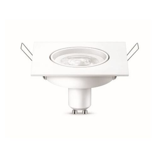 PILA LEDspot 50W GU10Kit_S 827 36D 1CT/10 négyzetes spotlámpa + GU10 lámpa 4.7W 345lm 2700K 145055330