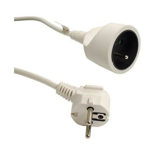 Hosszabbító kábel, 1 aljzat, fehér, 3 m 145055487