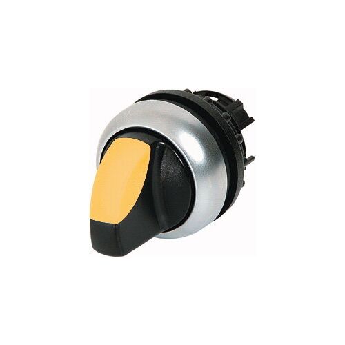 M22-WRLK-Y hajtás, 2 állású világító kapcsoló, sárga