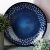 Sötétkék kerámia lapos tányér 28 cm 145055807