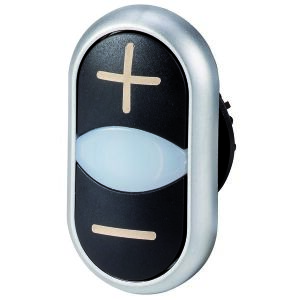 M22-DDL-S-X4/X5 dupla nyomógombos meghajtás automatikus visszatéréssel, világító