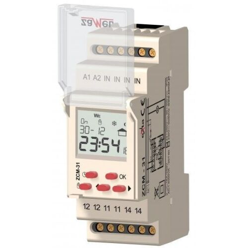 1 csatornás, csillagászati időzítő 230V AC ZCM-31 145057873