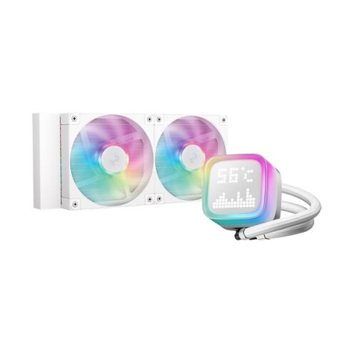 DeepCool LP240 240mm RGB AiO Univerzális CPU Vízhűtés - Fehér (LP240 WH) 145065781