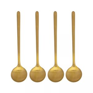 Bialetti PGOLD008 Rozsdamentes acél Kávéskanál 4 darabos szett - Arany 145066447 - Kanál