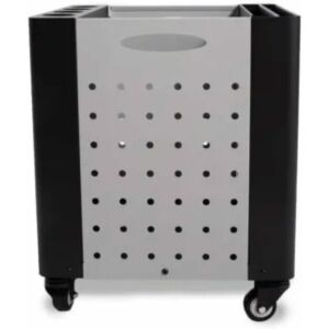 Alfa Forni AFI-PP-DADO Rozsdamentes acél Lapáttartó doboz 38 x 38 x 46 cm - Fekete / Inox 145066631 - Konyhai segédeszköz