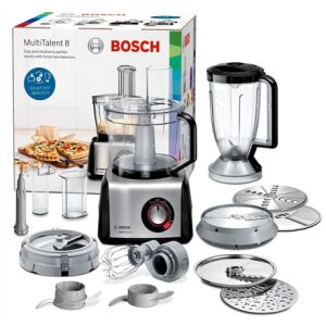 Bosch MC812M865 Küchenmaschine 1250 W 3,9 l Schwarz, Edelstahl 145068217 - Handhäcksler und Küchenroboter