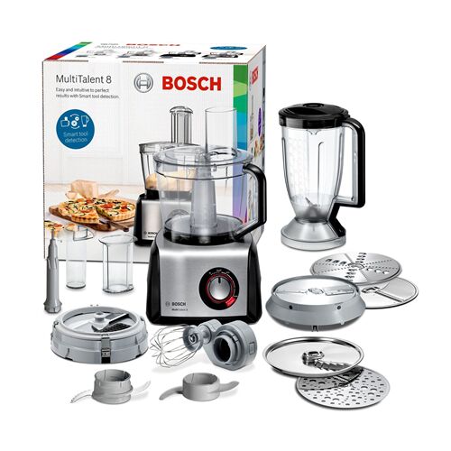 Bosch MC812M865 robot de bucătărie 1250 W 3,9 L Negru, Oțel inoxidabil