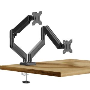 Monitor& TV konzola - s dvojtým ramenom, teleskopická - s pripevnením na stôl - 45 cm, 32" 145070685 - Držiaky a stojany na monitor