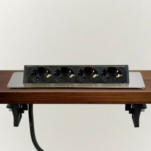 Rejtett elosztó - 4-es - Felnyíló kivitel - szálcsiszolt