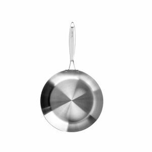 Ibili Triply Frittierpfanne, Edelstahl/Aluminium, 24x7 cm, silber 145070909 - Koch- & Backgeschirr