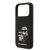 Karl Lagerfeld Liquid Silicone K&CH Sketch MagSafe hátsó tok iPhone 17 Pro készülékhez fekete 145071160