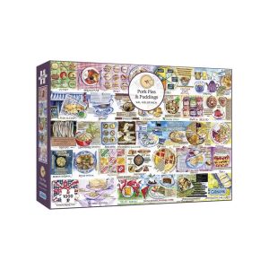 Gibsons 1000 db-os puzzle - Pork Pies & Puddings (7107) 145071337 - Puzzle