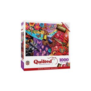 MasterPieces 1000 db-os puzzle - Quilted - Patchwork Gardens (72455) 145071409 - Puzzle