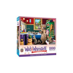 MasterPieces 1000 db-os puzzle - Wild & Whimsical - Bathtime Antics (72448) 145071411 - Puzzle & Kirakó
