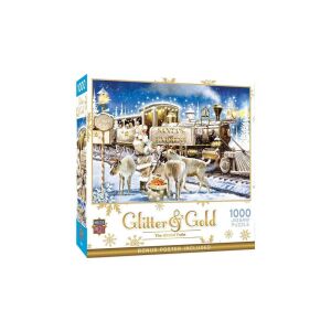 MasterPieces 1000 db-os puzzle - Glitter & Gold - The Guilded Train (72440) 145071425 - Puzzle