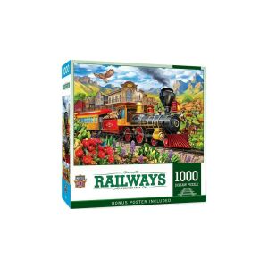 MasterPieces 1000 db-os puzzle - Railways - Frontier Rails (72516) 145071422 - Puzzle