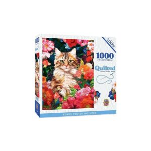 MasterPieces 1000 db-os puzzle - Quilted - Flower Garden Hiding (72451) 145071440 - Puzzle