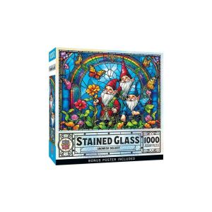 MasterPieces 1000 db-os puzzle - Stained Glass - Gnomish Delight (72504) 145071451 - Puzzle & Kirakó