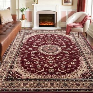 Klasszikus szőnyeg Mashed (Red) 240x330cm Bordó 145072271 - OEM