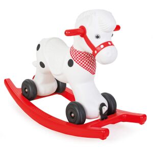 PILSAN hintázó póniló FEHÉR/PIROS 145076082 - Hintaló, hintázó állatka