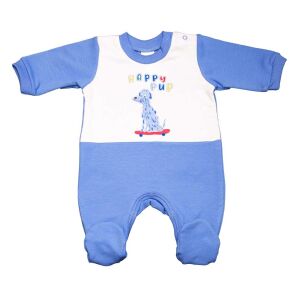 Belül bolyhos hosszú ujjú kisfiú rugdalózó Kutyus mintával 145078706 - Asti