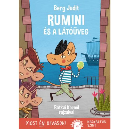 Rumini és a látóüveg Berg Judittól, illusztráció a gyermekkönyv borítóján - Mesekönyv