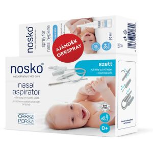 Nosko Orrszi Porszi orrszívó mûanyag szett 2 féle szívófejjel - ajándék orrspray 145081525 - Baba egészség