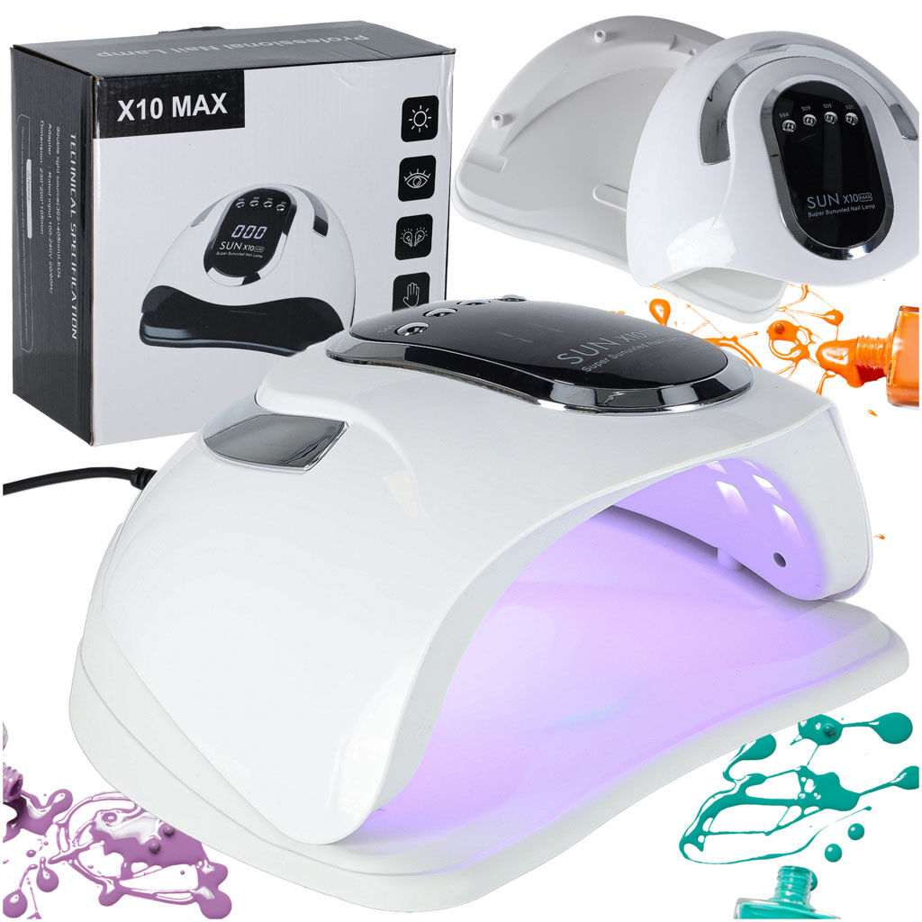 E-shop Lampa na nechty Sun X10 UV 45 LED 280W manikúra hybridné gély Sun...