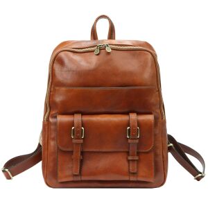 Duży praktyczny damski skórzany plecak Florence 145084381 - Plecak