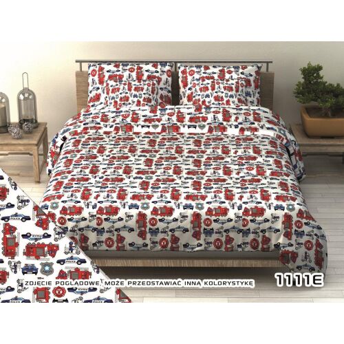 Pamut ágynemű 110x140 1111E Tűzoltóság Rendőrség 145084863