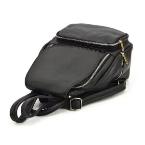 Wielofunkcyjny, miejski plecak skórzany damski vp937dollaro czarny 145085024 - Opatrunek dodatkowy