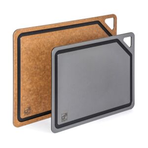 G21 EcoCut szeletelődeszka természetes cellulózból – 2 darabos készlet, barna/grafit színben 145088055 - Vágódeszka