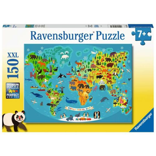 Ravensburger Állatos világtérkép XXL 150 db