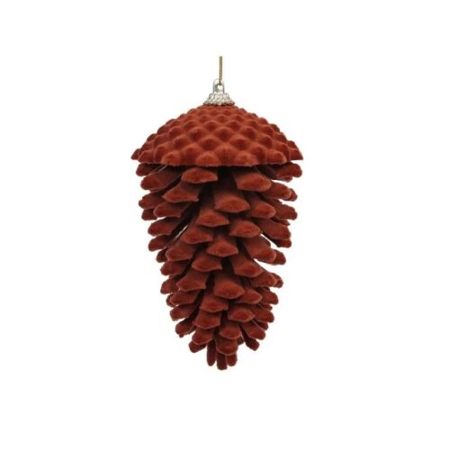 Toboz flokkolt műanyag rozsda S/2 14x8cm 145088818