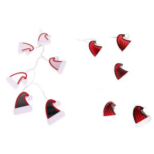 Világító Led füzér Mikulás sapka 102cm 145088848 - Fényfüzér