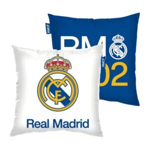 Real Madrid párna 40x40cm kétoldalas fehér címeres 145088908 - Díszpárna
