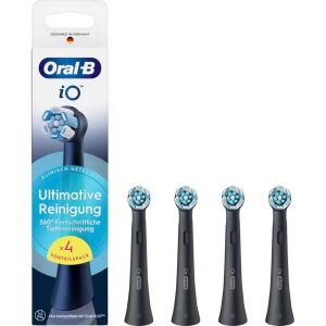 Oral-B iO Ultimative Elektromos fogkefe Pótfej - Fekete (4db) 145089313 - Fogkefe és szájzuhany pótfej