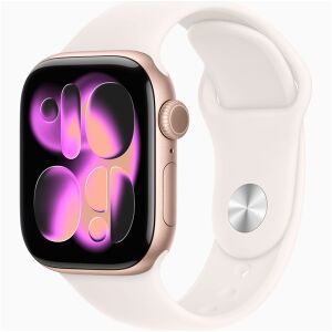 Apple Watch S11 GPS 42mm Okosóra M/L Rózsaszín sportszíjjal - Rózsaszín 145089509 - Műszaki cikk & Elektronika