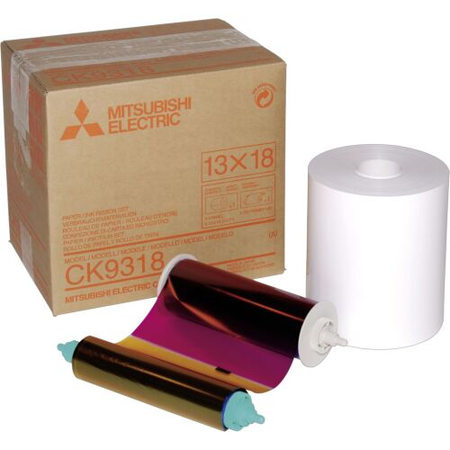 Mitsubishi CK9318 13x18 cm Szublimációs Fotópapír és Festékszalag (350 db/csomag)