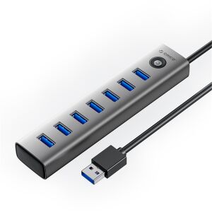 Orico CL7U-U3-10-GY-BP USB-A 3.0 7-port HUB (7xUSB-A) 145090497 - Orico