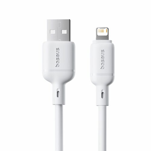 Baseus Silky Series USB - Lightning iPhone 2.4A töltőkábel 2m - Fehér 145090567