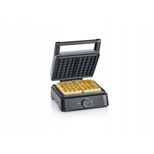 Severin WA 2125 Belga gofrisütő 1600W - Fekete / Inox 145090606 - Severin