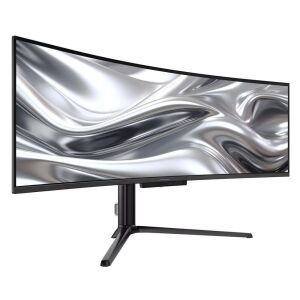 LC-Power 49" LC-M49QCO 32:9 DQHD QD-OLED Ívelt Gaming Monitor 144 Hz - Fekete 145090659 - LC-power