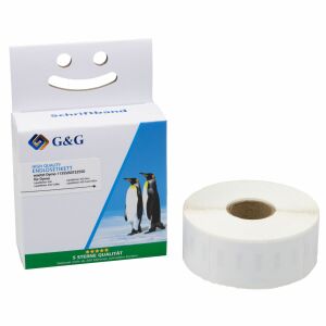 G&G 19 x 51 mm Etikett címke Dymo 11355 / S0722550 hőnyomtatókhoz (500 címke/tekercs) 145090720 - Irodai papíráru