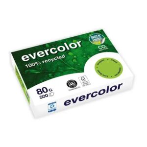 Clairefontaine EverColor Zöld A4 újrahasznosított nyomtatópapír 80g/m2 (500db/ csomag) 145090848 - Irodai papíráru