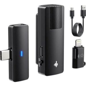 Donner LM-100 Lavalier Wireless Mikrofon készlet - Fekete (DONNER LM-100) 145092615 - Audio