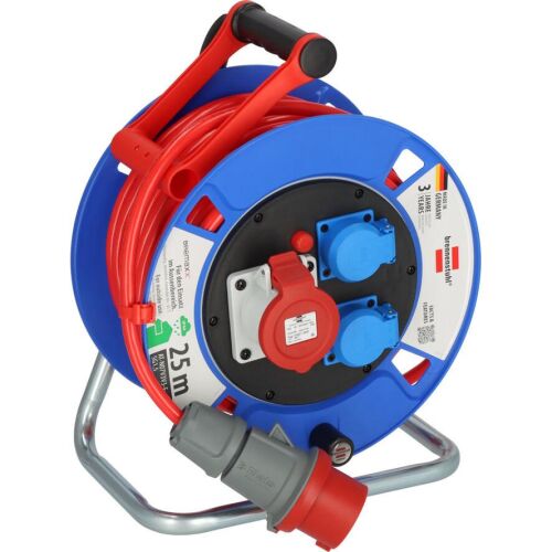 Brennenstuhl 1182770010 Kábeldob 25 m Piros CEE dugó, 16 A, 5 pólusú 145092893 - Otthon és kert
