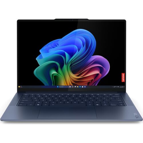 Lenovo Yoga Slim 7 14Q8X9 Copilot+ PC Qualcomm Snapdragon X1E-78-100 Laptop 36,8 cm (14.5") Érintőképernyő 3K 32 GB LPDDR5x-SDRAM 1 TB SSD Wi-Fi 7 (802.11be) Windows 11 Home Északi Kék (83ED0028MX) 145092999