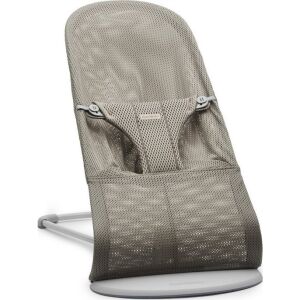 Babybjörn Bliss Grey beige Mesh, világos szerkezet (7317680061027) 145093200 - Baba pihenőszék, Elektromos babahinta