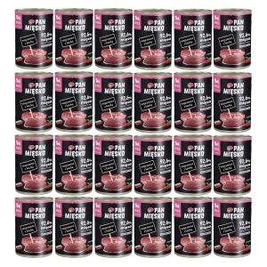 Mr. Meat nedves kutyatáp Sertéshússal és kacsával 24x400g 145093663 - Állattartás